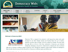 Tablet Screenshot of democracyweb.org